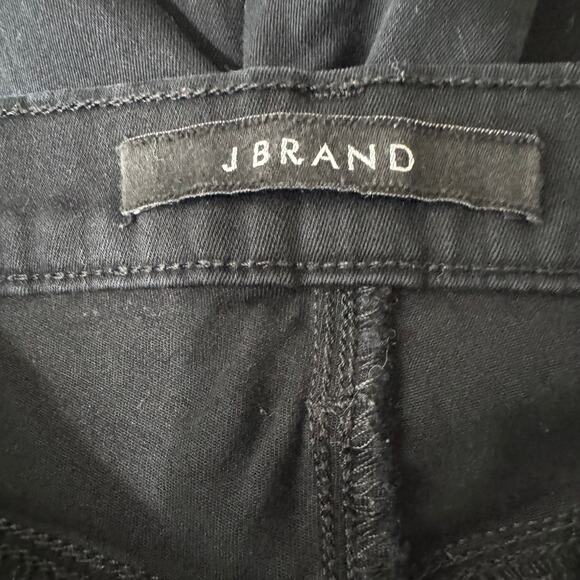 J Brand Maria High-Rise Skinny Jeans in Black Hewson Size 24 - Picture 7 of 11